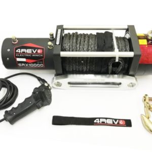 Лебедка автомобильная 4REVO SRX Fast Speed 10000 12В Синтетический трос
