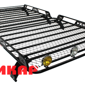 Багажник УАЗ-2206 Санитарка с боковым ограждением с сеткой на водостоки (комплект из 2 багажников)